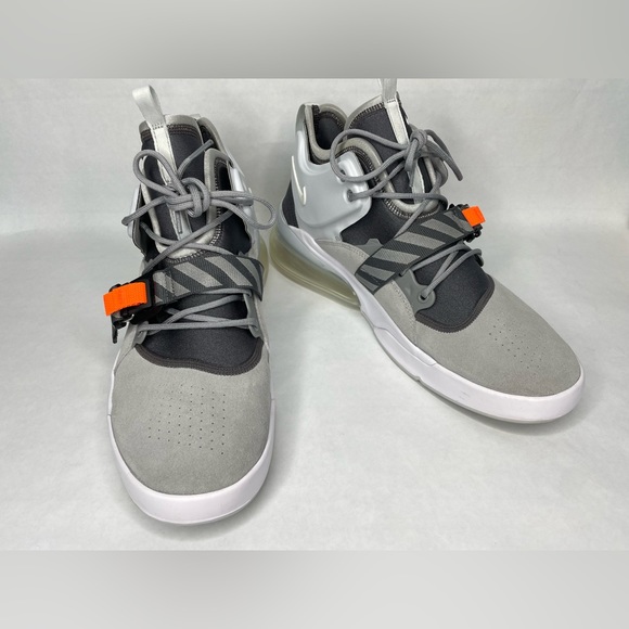 EUC Nike Air Force 270 Wolf Grey Sail White Sneaker Shoes AH6772 002 Size 13 Men - Picture 1 of 11